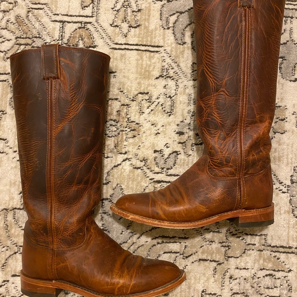 Chippewa leather brown boots